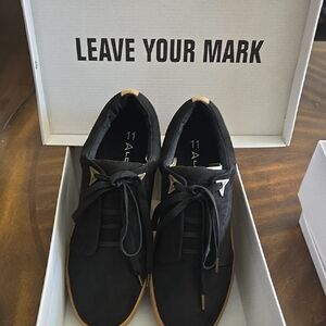 Alfani Men's Black Sneakers with Gold Accents